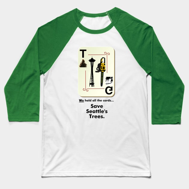 What's in your hand? Baseball T-Shirt by SeattleTrees